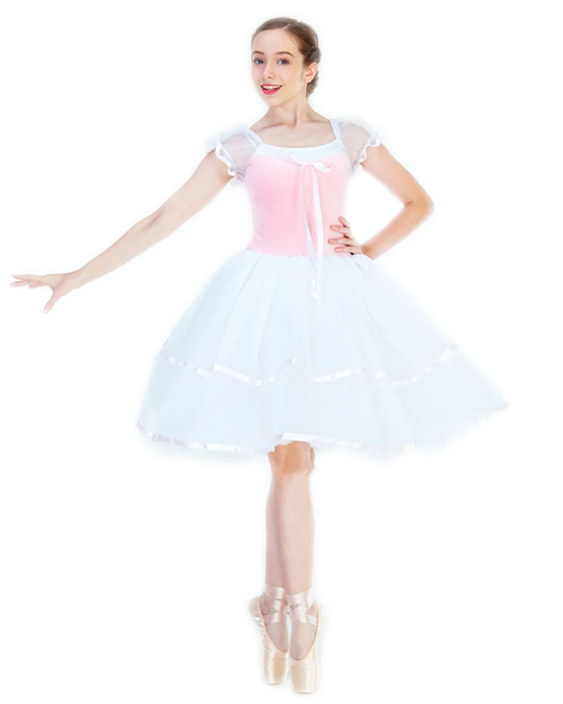 Синее платье принцессы женское лирическое танцевальное балетная юбка для