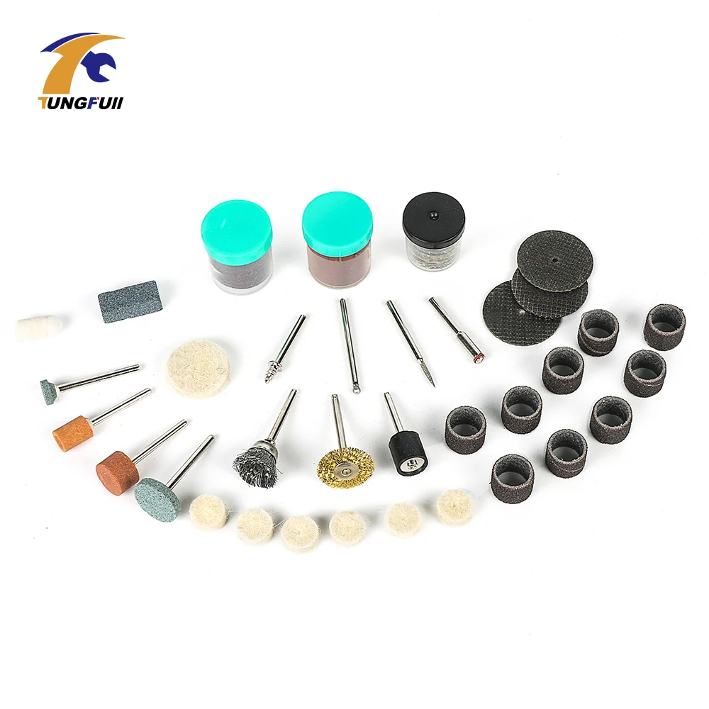 Tungfull 105 шт. Аксессуары Dremel для вращающихся инструментов 3000 4000 Полировка Шлифовка
