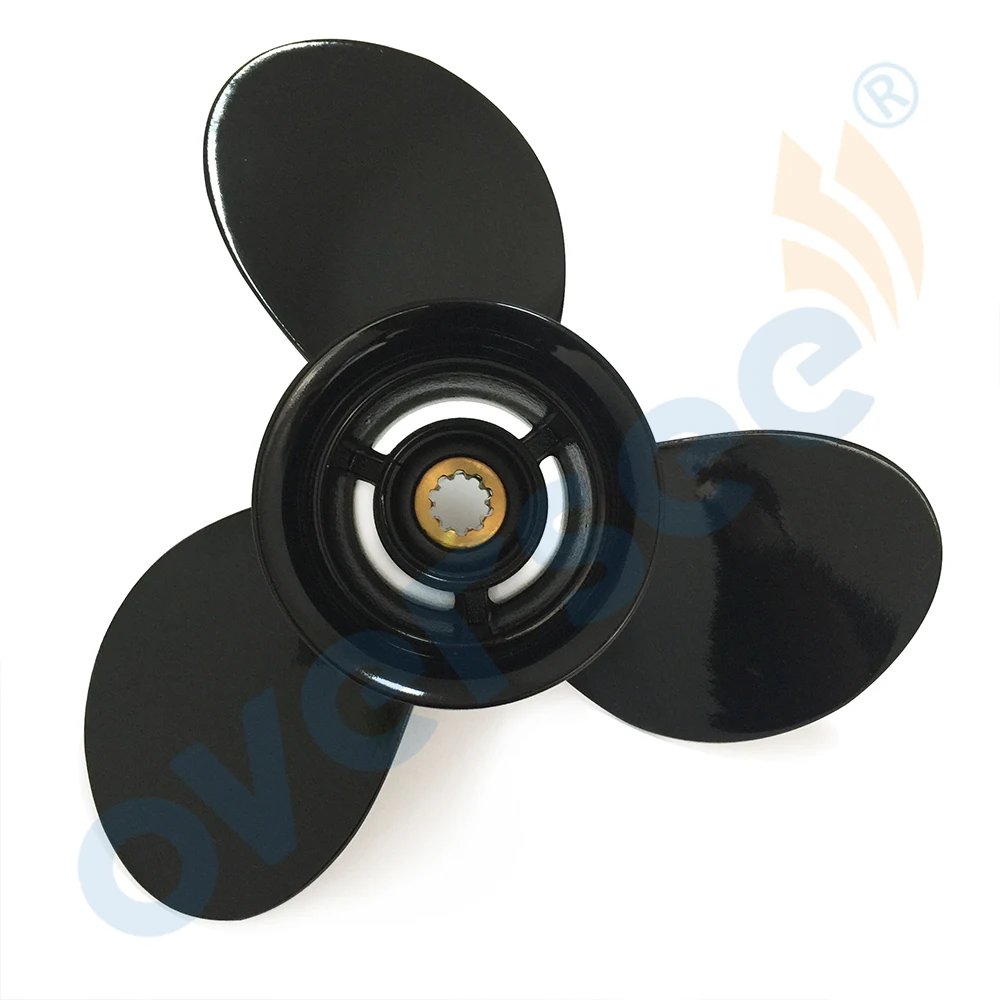Алюминиевый Пропеллер 58100-93743-019 3X9 1/4X11 Black 9 15 HP для подвесной двигатель SUZUKI |
