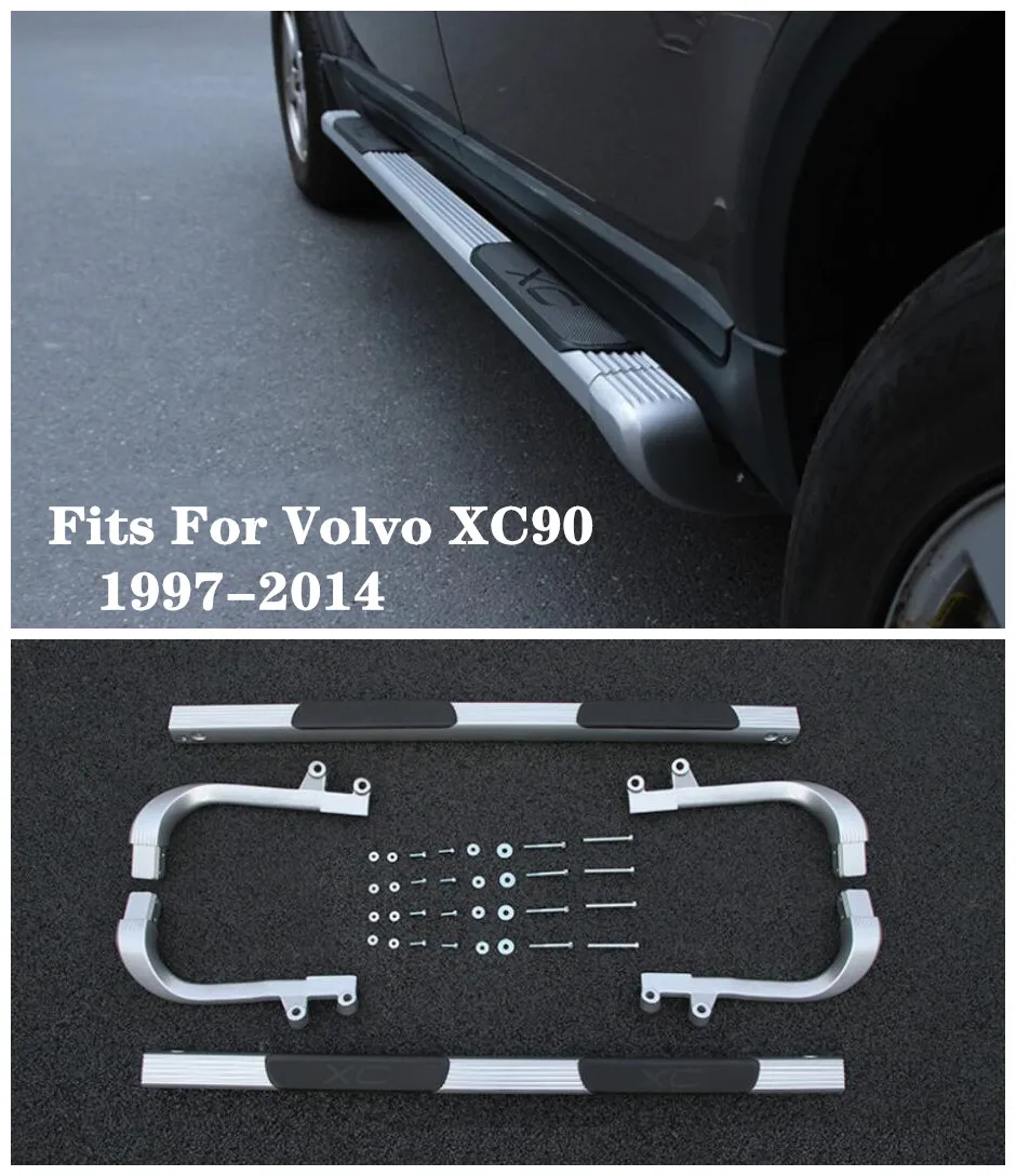 High Quality Aluminum alloy Car Running Boards Side Step Bar Pedals Fits For Volvo XC90 1997-2014 | Автомобили и мотоциклы