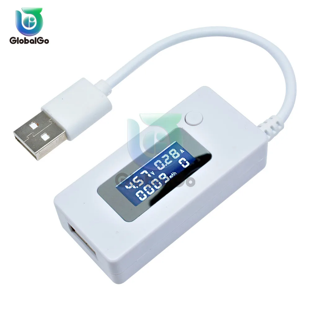 ЖК дисплей USB ток напряжение зарядки тестер с кабель удлинитель мини цифровой