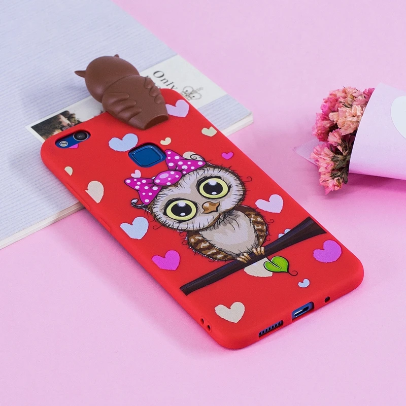 Чехол для Huawei P10 Lite с 3D рисунком кота панды мягкий силиконовый чехол из ТПУ P 10 Huwawei