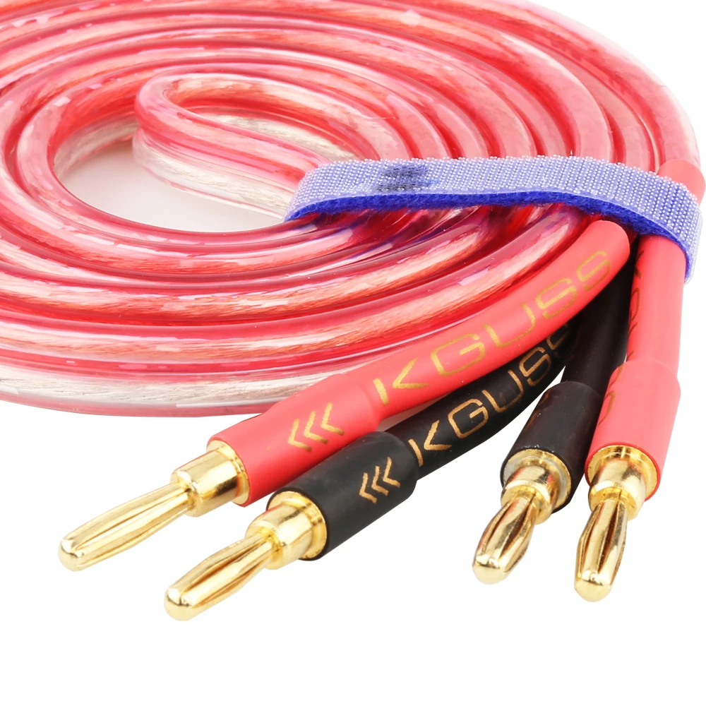 KGUSS KG2106 DIY HiFi аудио кабель для динамиков усилитель бескислородный медный |