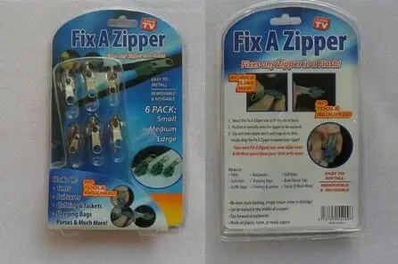 Горячая продажа 6 шт./лот универсальная мгновенная фиксация молнии как видно по