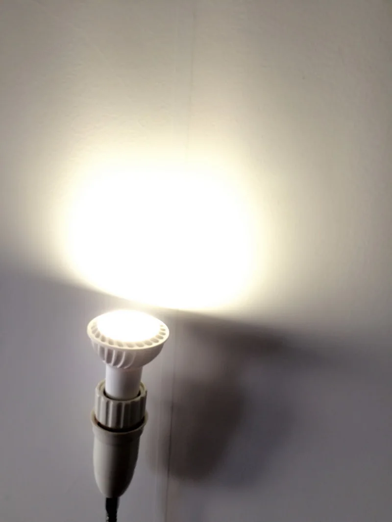 Новая Светодиодная лампа E27 Gu10 лампада led MR16 GU5.3 COB с регулируемой яркостью 7 Вт