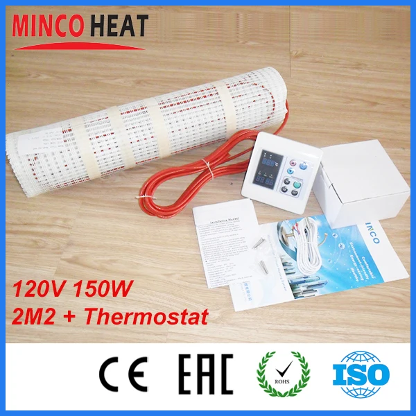2M2 120 v 150 W/M2 двухжильный провод электрическая Радиационная тефлоновый кабель