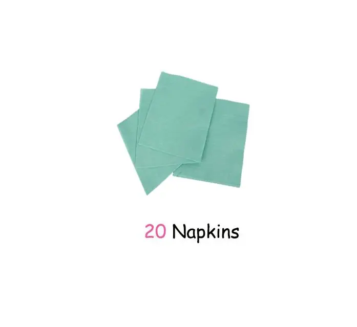 20pcs napkin Вечерние принадлежности с единорогом/русалочкой 16 шт. бумажные тарелки вилки ложки украшения для дня рождения Детская одноразовая посуда/салфетка бумага - Цвет: 20pcs napkin