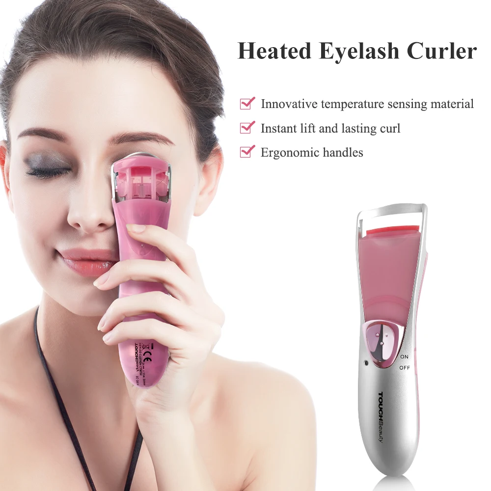 TOUCHBeauty Щипцы для завивки ресниц с двойной силиконовой накладкой, удлинение ресниц(обновленная версия) TB