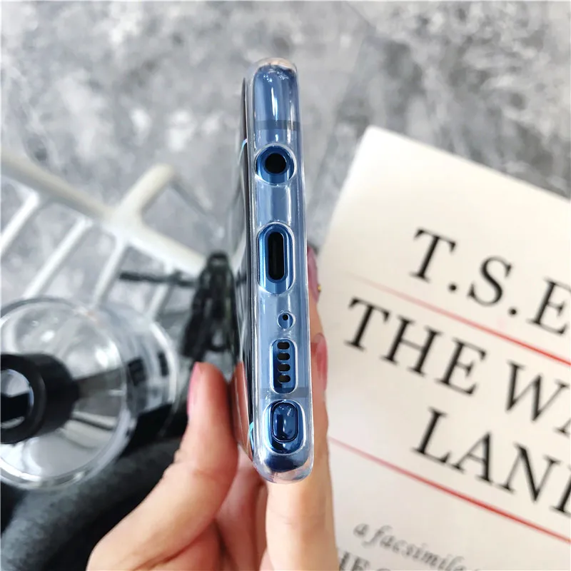 Мраморный Мягкий ТПУ чехол для Samsung galaxy S10 Plus блестящий силиконовый S9 s10e s8 Galaxy Note 9 8