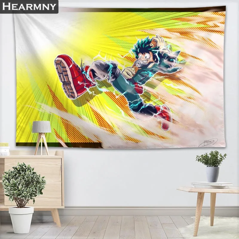 Настенный Гобелен BOKU no Hero Academy, простыни для дома, декоративные гобелены, пляжное полотенце, коврик для йоги, одеяло, скатерть, настенный гобелен - Цвет: 20