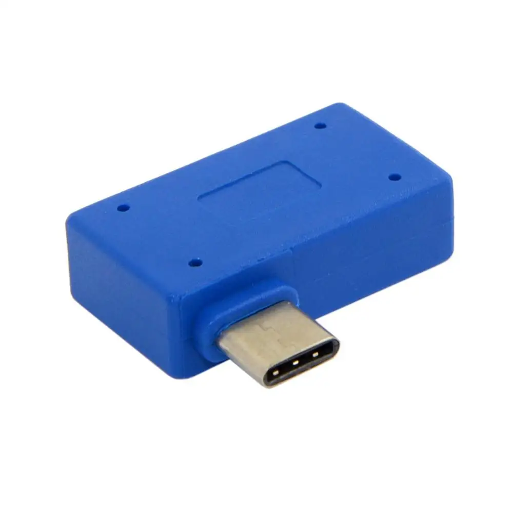 USB C Type к 3 0 Женский OTG адаптер 90 градусов прямоугольный для ноутбука и сотового