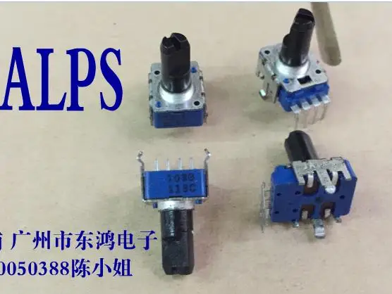 

5pcs ALPS alpine RK11K1130A0M single B10K potentiometer, 4 feet, shaft length 13MM