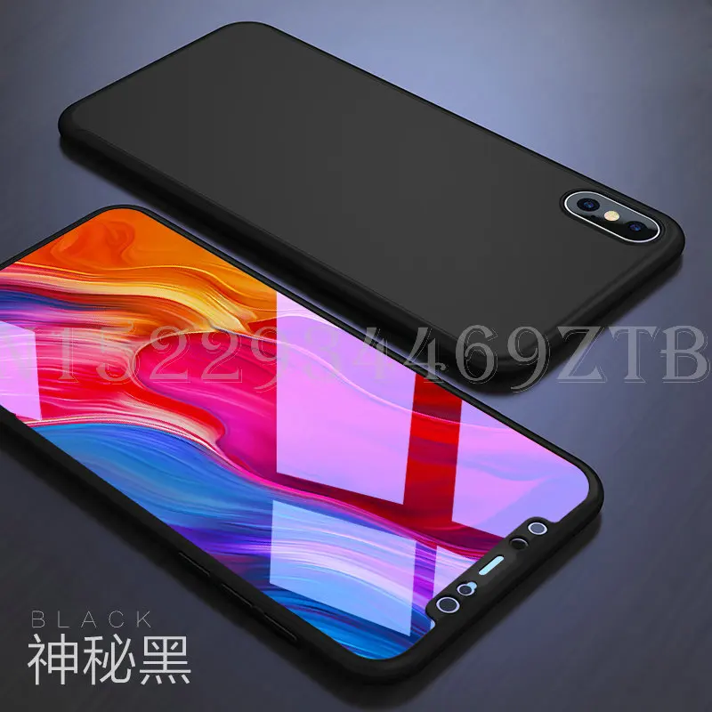 Redmi 7 360 градусов полная защита чехлы с закаленным стеклом для Xiaomi 7A 5 45 дюймов Note Pro