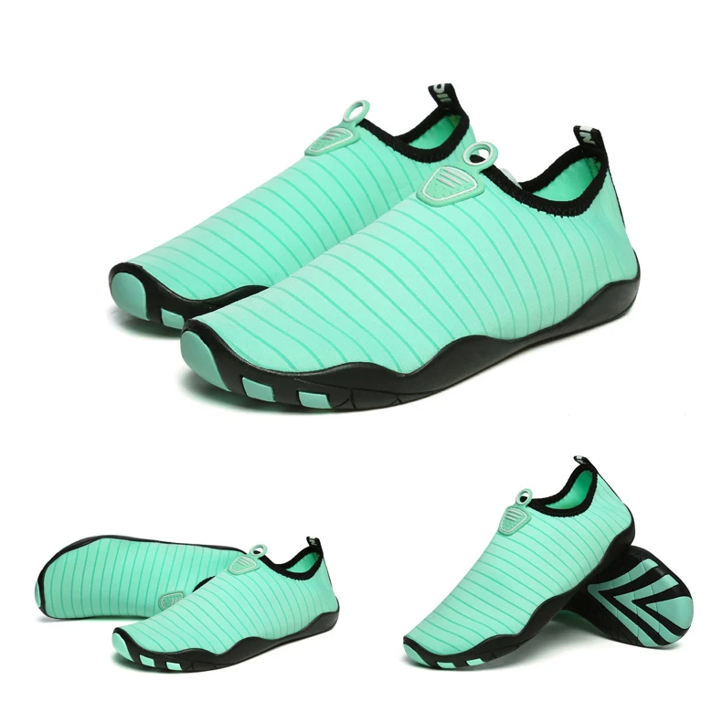 Aqua Shoes Unisex Quick Dry Water Shoes Plus Size Outdoor Sneakers Women Light Non-slip Swimming Shoes Soft Lovers Beach Shoes