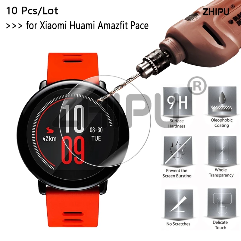 Закаленное стекло премиум класса 9H для Xiaomi Huami Amazfit Pace GPS спортивные Смарт часы