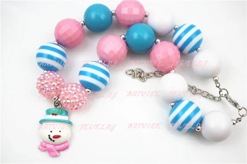 Ожерелье для девочек 2 шт. рождественское ожерелье девочек|chunky necklace|girls necklacenecklace