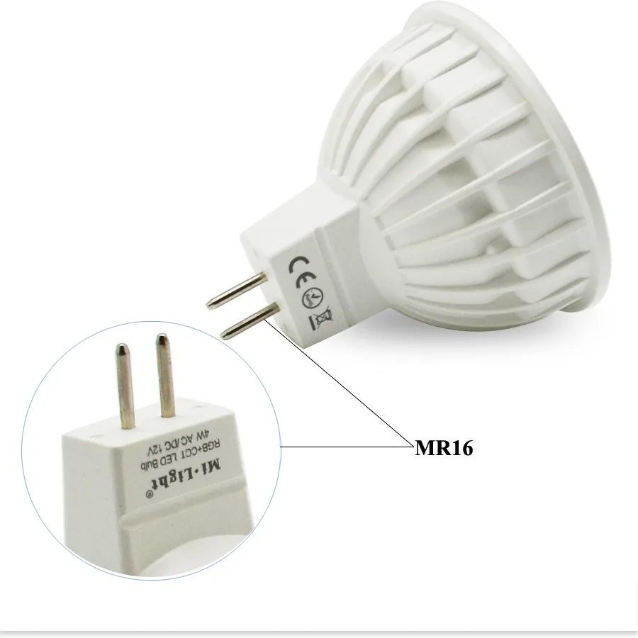 Светодиодная лампа с регулировкой 2 4 г беспроводная milight Light GU10 RGB + CCT Светодиодный