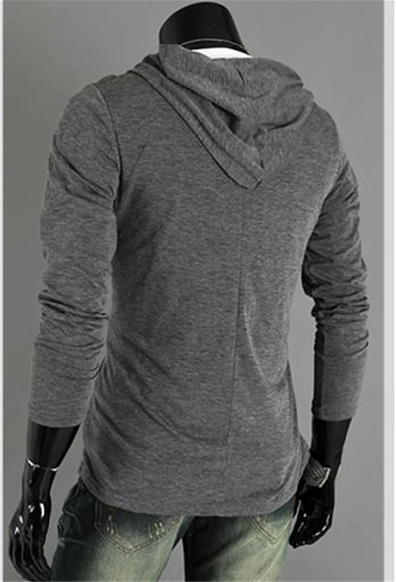 

New collection asymmetrical soft comfortable irregular cardigan men fashion slim sweater casual long sleeve cotton button jacket