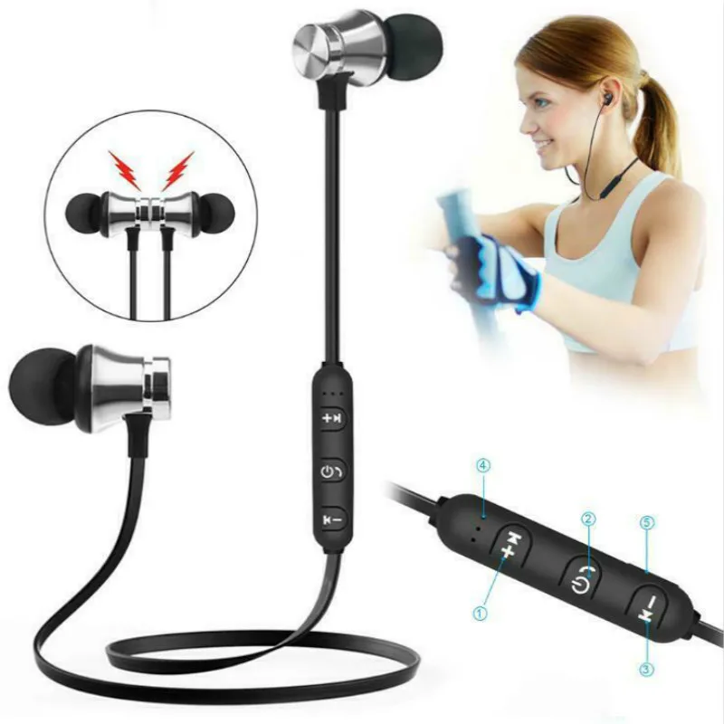 Новые музыкальные bluetooth-наушники XT11 Спортивные Беспроводные bluetooth-наушники с микрофоном гарнитура для iPhone 8 X Xiaomi huawei