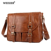 men vintage briefcases pu leather handbag briefcase messenger shouldercrossbody bag mens business bags new come