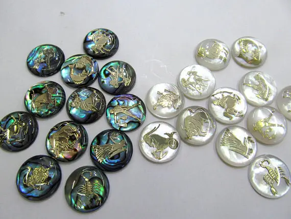 

Zodiac Alphabets Letter Beads ,Animals shell jewelry Mother of Pearl Alphabet Beads , Mother Of Pearl Letter Beads cabochons 20