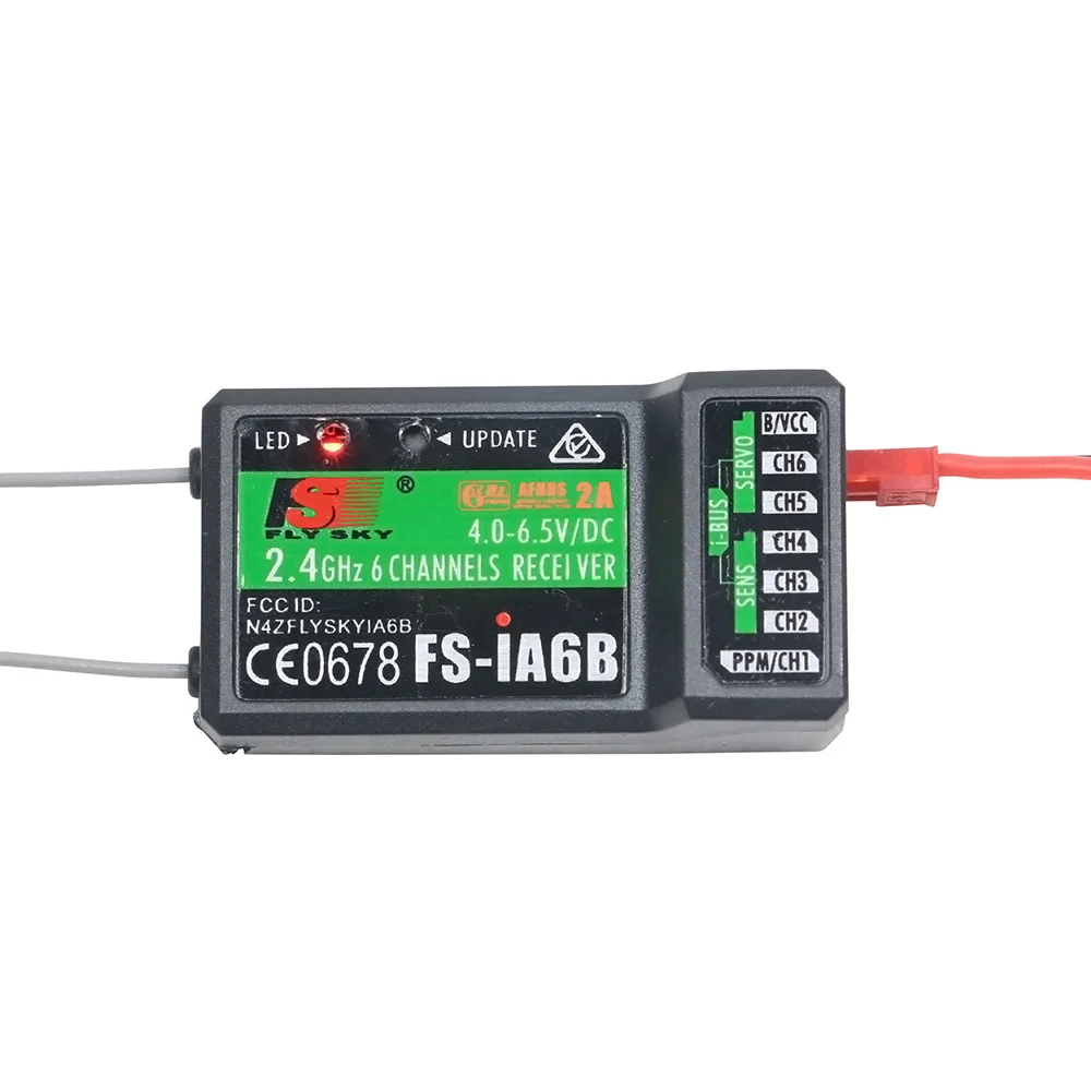 Flysky 2 4G 6CH FS-iA6B FS iA6B приемник PPM выход W/ iBus порт совместим с FS-i4 FS-i6 FS-i10 FS-GT2E