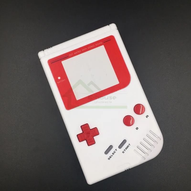 E house для Gameboy Классический белый цвет сменный корпус чехол GB Fat игровая консоль с
