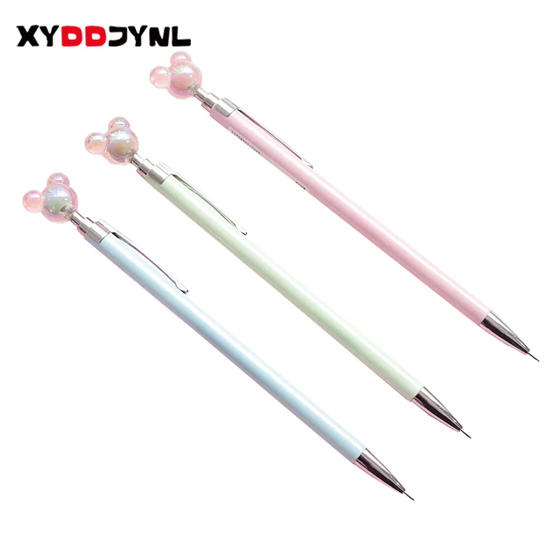 

1 Pcs Creative Automatically Press The Pencil Simple Appearance School Stationery Office Writing Student Painting Supplies