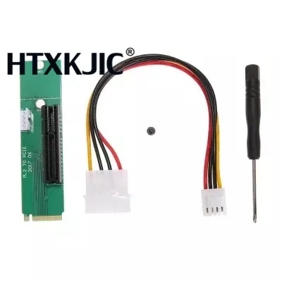 100 шт./лот NGFF M2 на PCI e 4x слот Riser Card M key M.2 SSD порт в Express адаптер конвертер