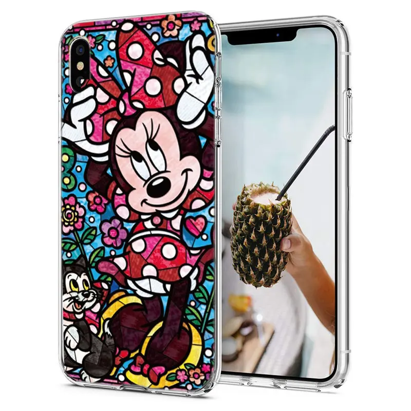 Для iPhone 8 7 6 S Plus XS XR Max Пластиковая Задняя Крышка прекрасная роза золото ананас