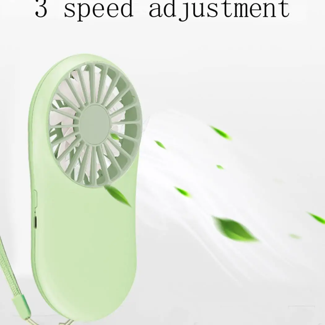 Портативный USB мини ручной вентилятор ультратонкий с шнуром бесшумный