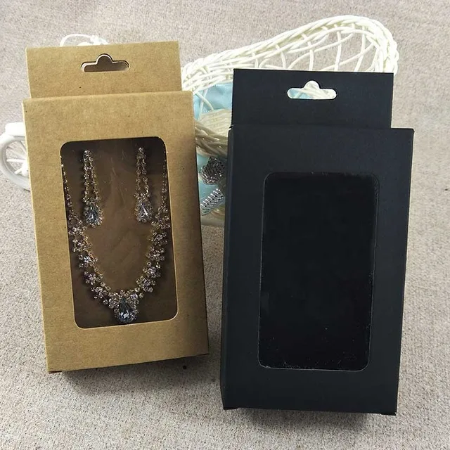 Feiluan custom200pcs коробка вешалки окна с 200 шт серьги/карточка для ожерелья бирка
