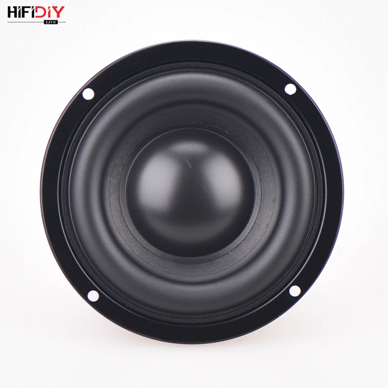 HIFIDIY аудио 4 5 дюймов 80 Вт круглый низкочастотный динамик высокой мощности бас для