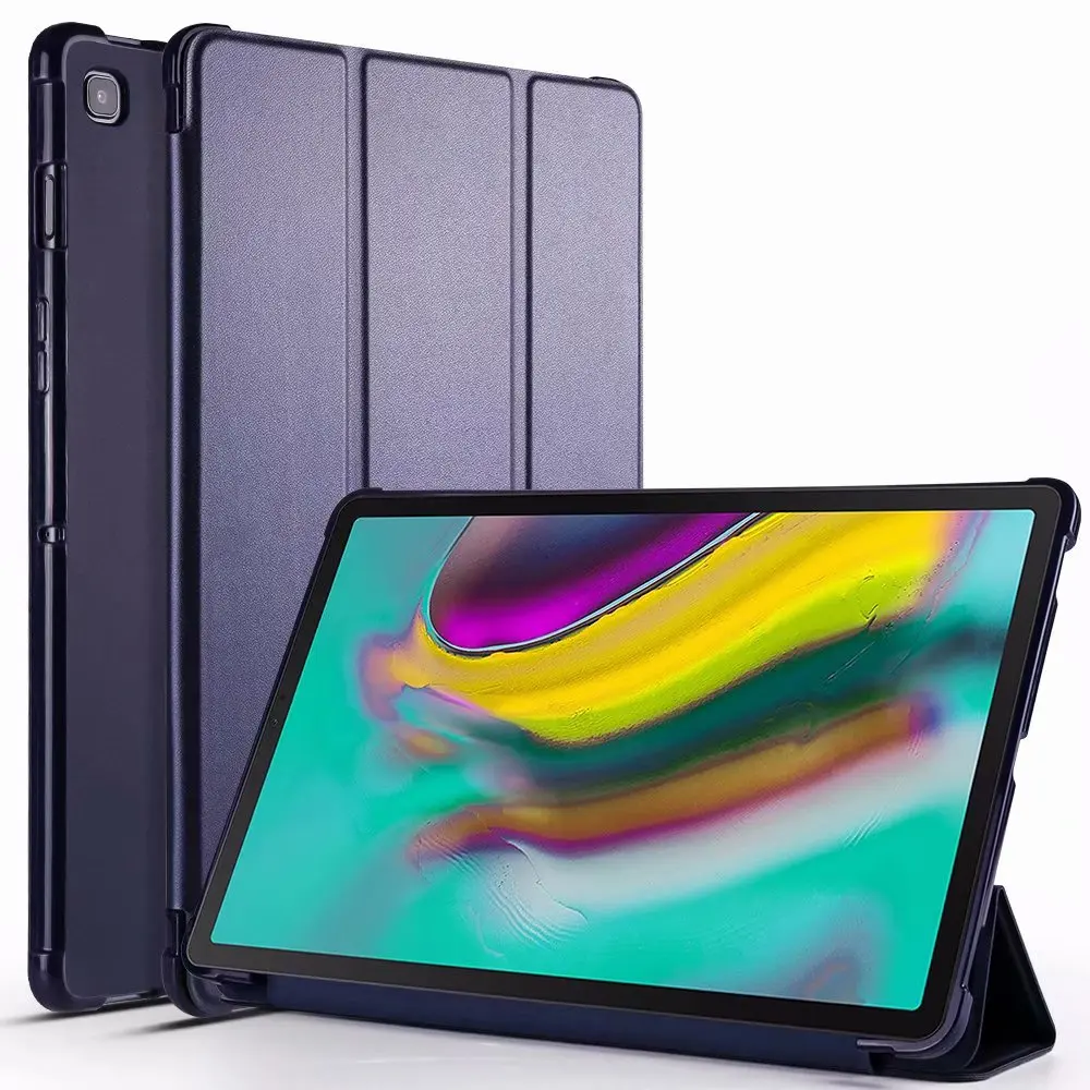 Чехол для Samsung Galaxy Tab S5e 10,5 SM-T720 SM-T725 T720 T725 Смарт Мягкий противоударный чехол для Tab S5E 10,5 T720 T725+ Защитная пленка на экран+ подставка для ручек