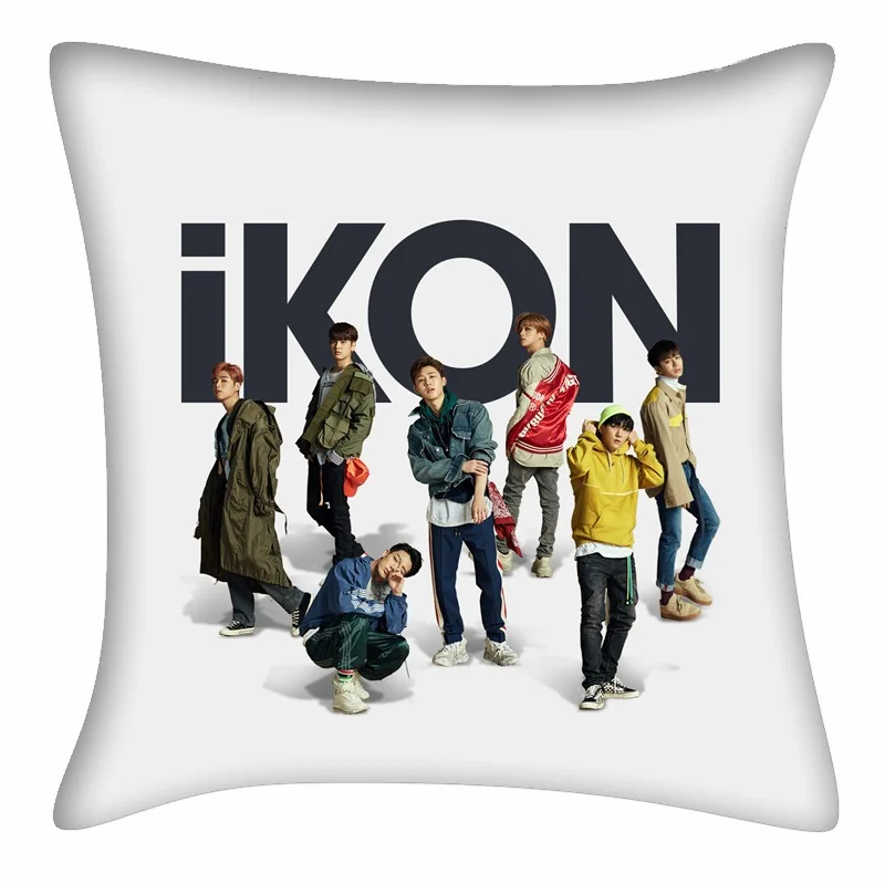 

[MYKPOP]IKON 2nd Album RERURN Double-Side HD Printing Cushion KPOP Fans Collection SA18052610