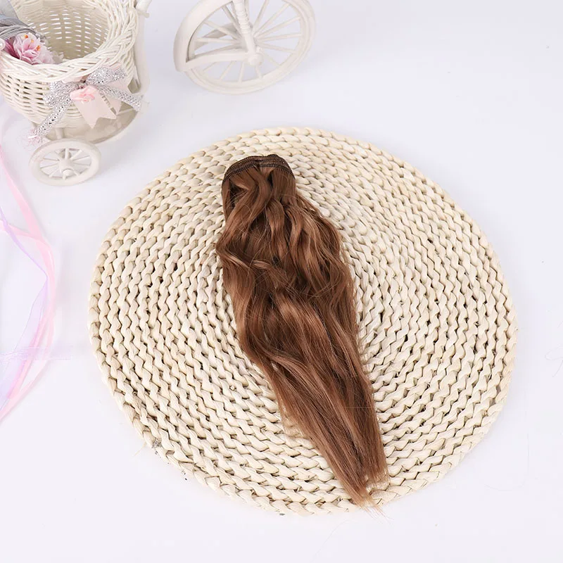 30 Cataleya очень красивая кукла bjd кудрявые волосы DIY высокая температура Шелковый парик 25*100 см волосы 15 вариантов цвета - Цвет: 30