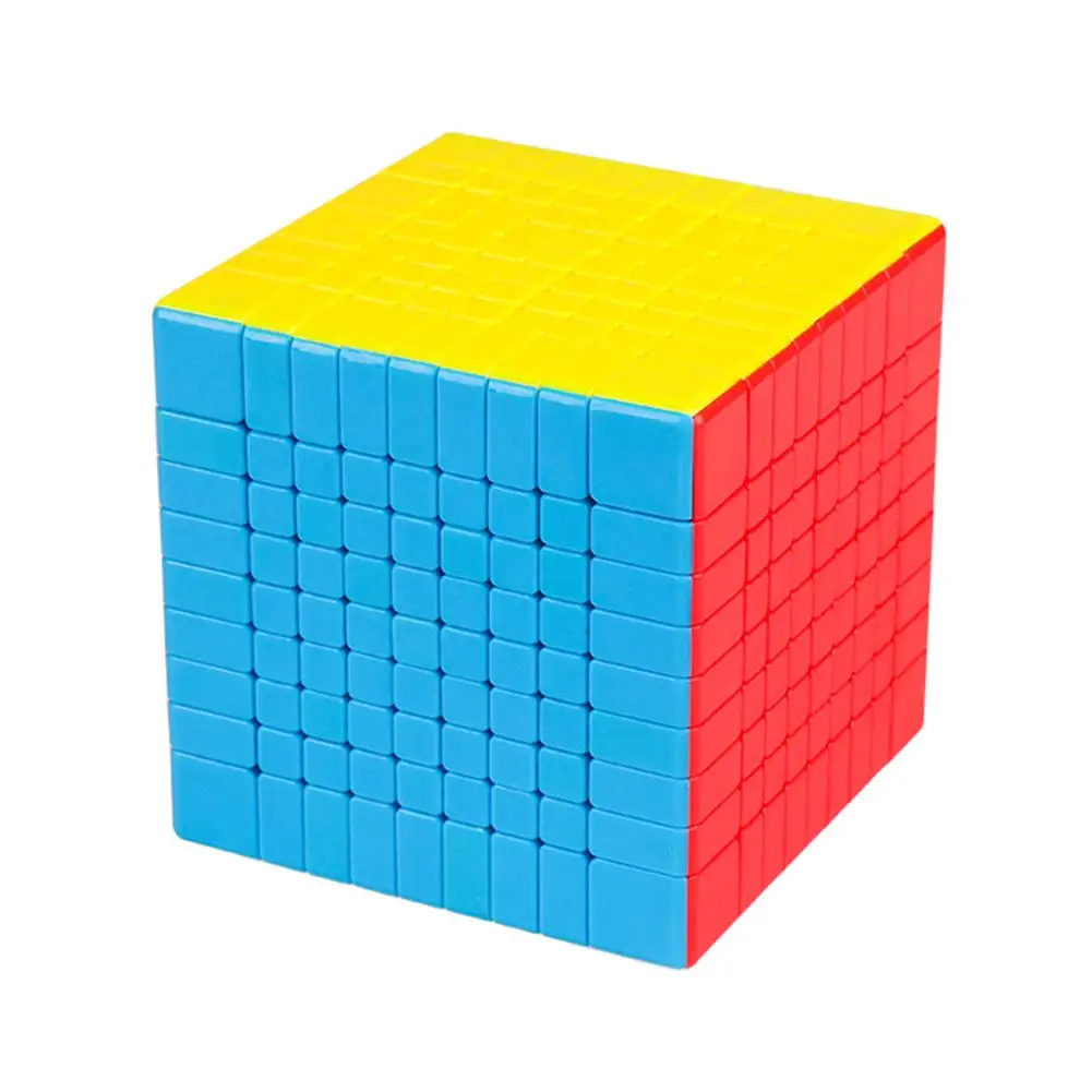Fluorescent color RCtown MOYU 9x9 волшебный куб-головоломка для взрослых и детей, развивающая игрушка, подарок на день рождения - Цвет: Fluorescent color