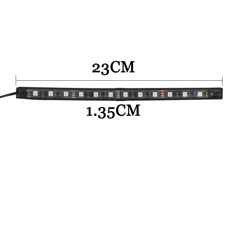 1 комплект музыкальный пульт дистанционного управления 23 см 12 SMD 5050 RGB 3 цвета 4 в