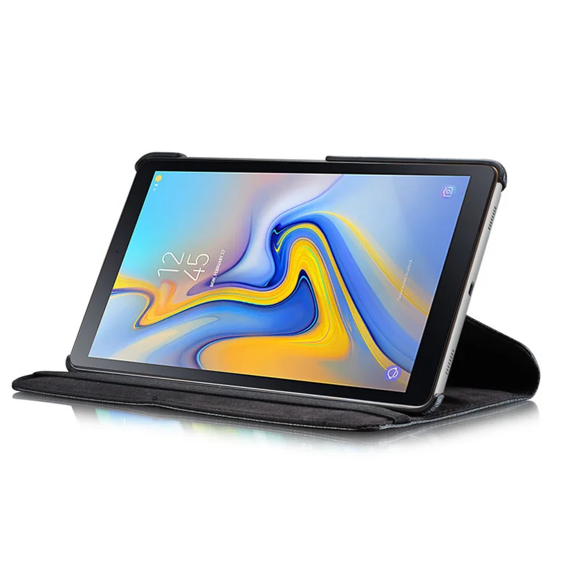360 Вращающийся стиль Litchi кожаный чехол для Samsung Galaxy Tab A 10 5 T590 T595 SM откидная крышка