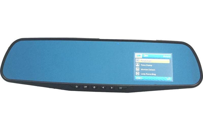 Car Camera Dvr Blue Rearview Mirror Digital Video Recorder Wide Angle | Автомобили и мотоциклы