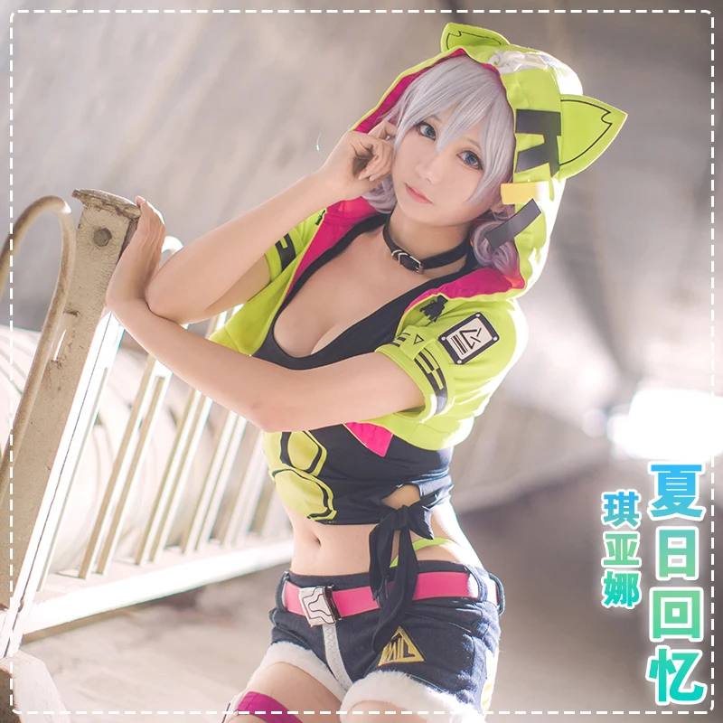 Аниме! Honkai Impact 3rd Kiana kashana летняя толстовка с капюшоном Униформа косплей модный