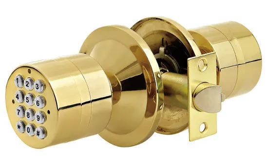 Silver Digital Keyless Electronic Security Code Door Lock keyless code lock | Безопасность и защита