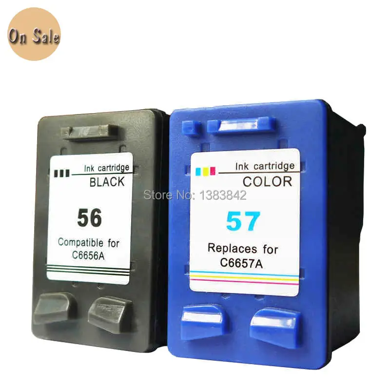 Чернильный картридж hisaint для hp 56 57 подходит HP56 7150 7155 7260 7450 7550 7660 7760 7960 бесплатная