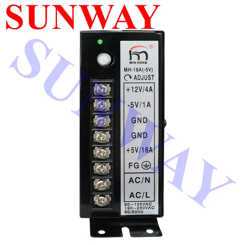 MH 16A( 5V) импульсный источник питания для аркадных игр 12V4A /5V16A/ 5V1A 110/220V|multicade| |
