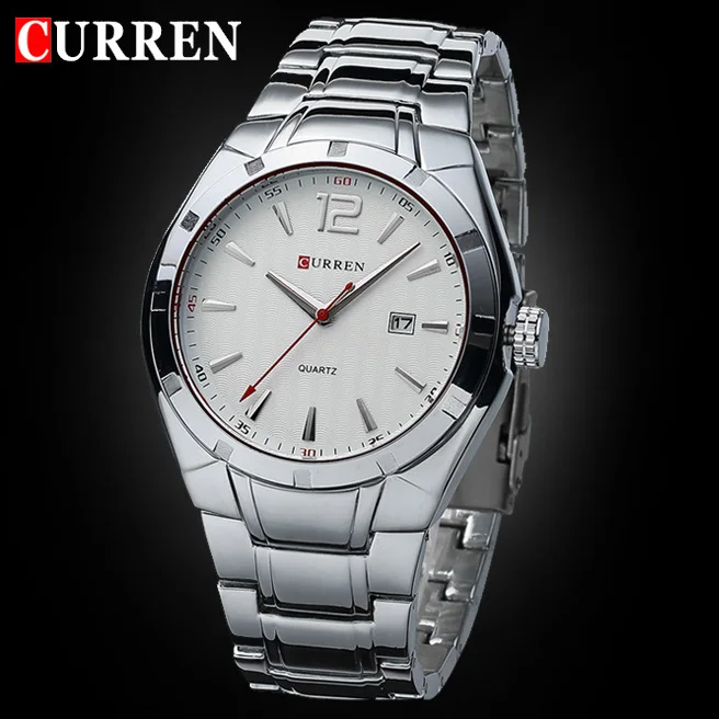 2016 Горячая новинка дизайн Curren Модные мужские спортивные часы кварцевые