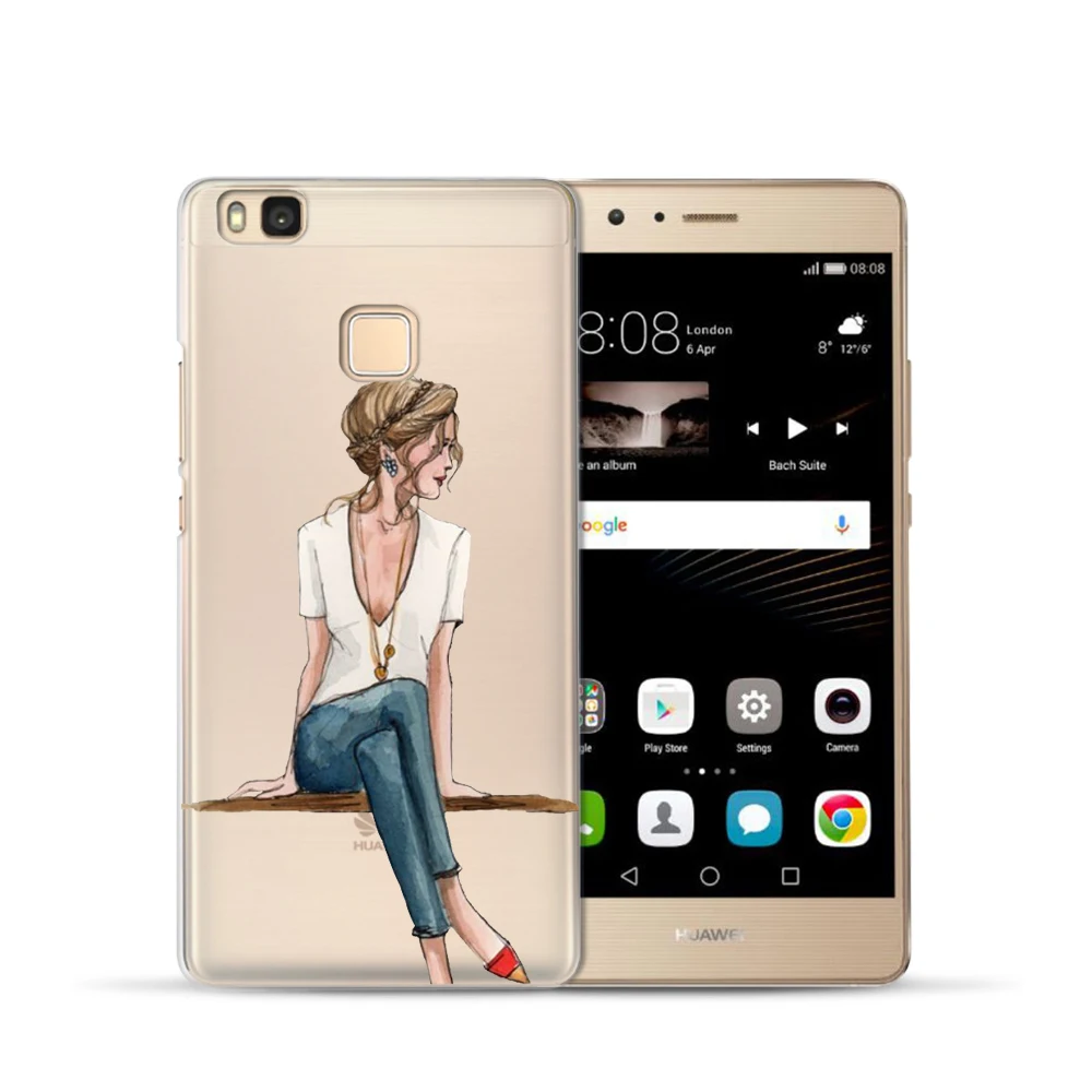 Weldone New Arrival Fashion Girl Case Cover For Huawei P20 Lite Pro P10 Plus P8 P9 2017 honor 9 6A 6X Phone Etui | Мобильные