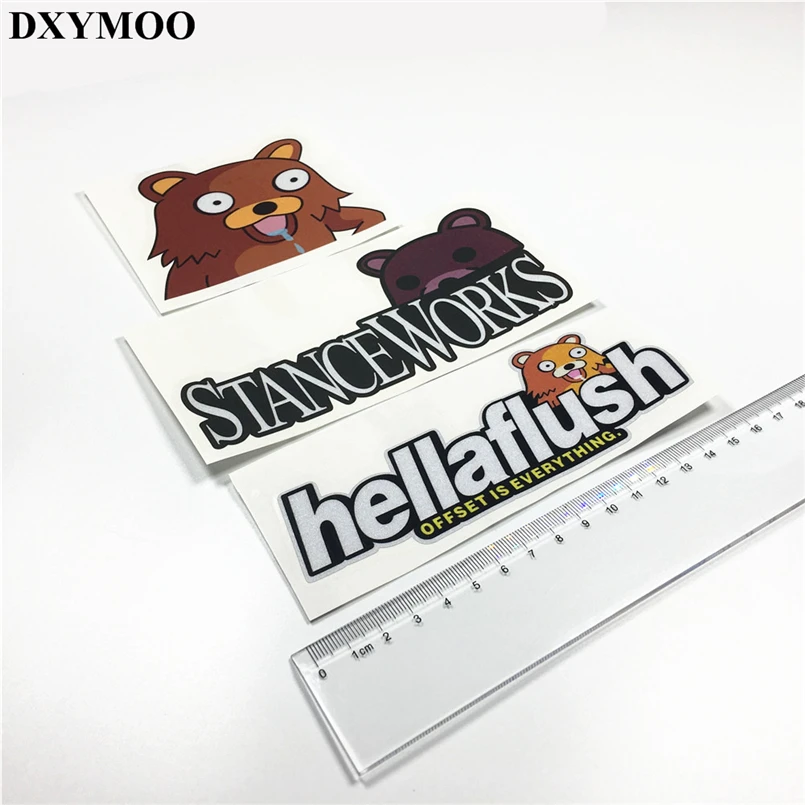 Автомобильные Наклейки HF hellafпышный съесть сон JDM медведь офсет это все Стикеры