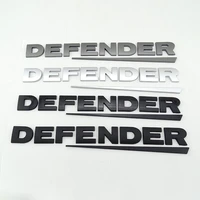 plastic black color 3d lettering badge decal letters 90 110 defender rear emblem