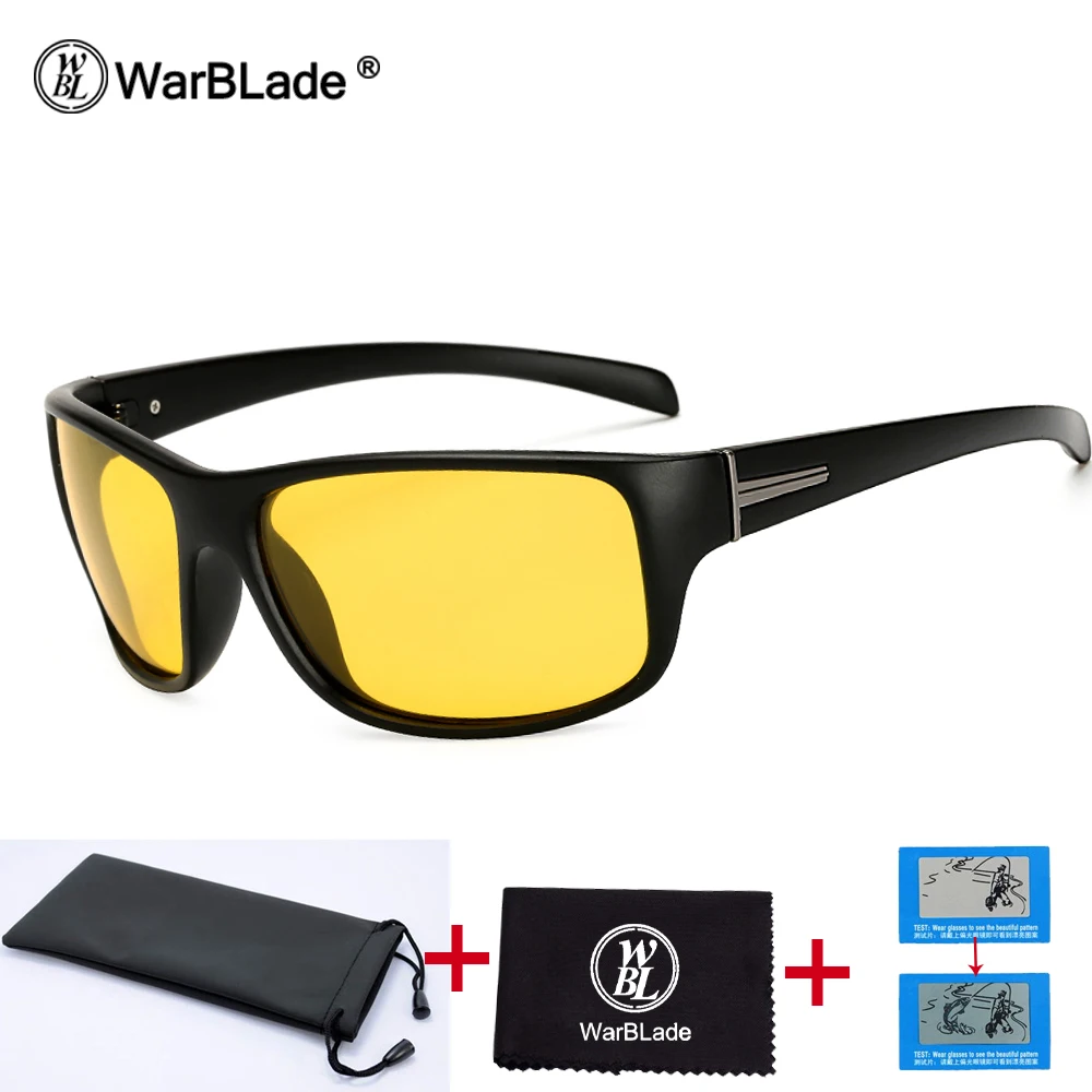 night vision WarBLade, очки ночного видения, для вождения, поляризационные, солнцезащитные очки для мужчин и женщин, фирменный дизайн, очки HD, пилот, солнцезащитные очки, 1825 - Цвет оправы: night vision