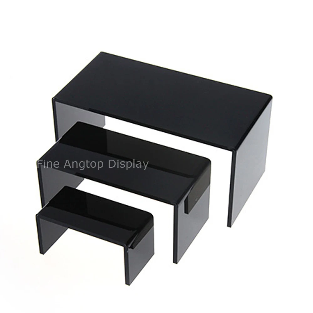 3 шт. черные кошельки сумка акриловый держатель витрина ложки полка стояк магазин